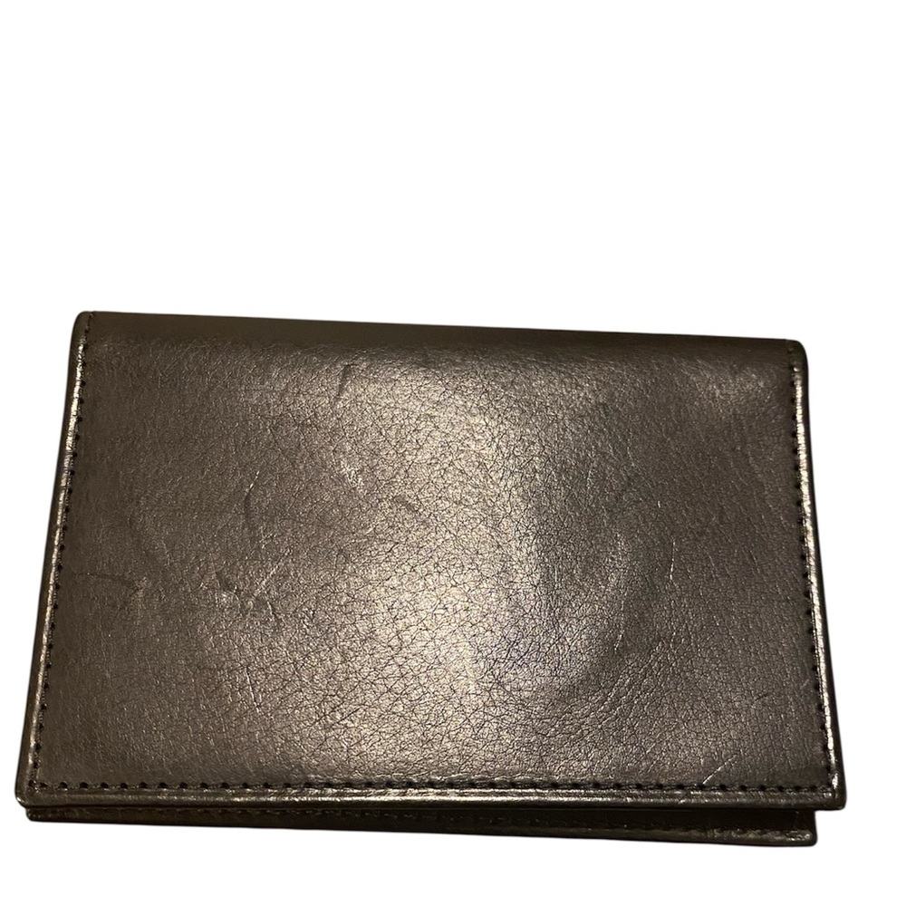 Coach-Black Leather Business Card Holder
